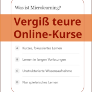 Microlearning mit KI: statt teurer Online Kurse