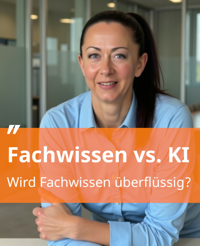 Wird Fachwissen angesichts generative KI überflüssig?