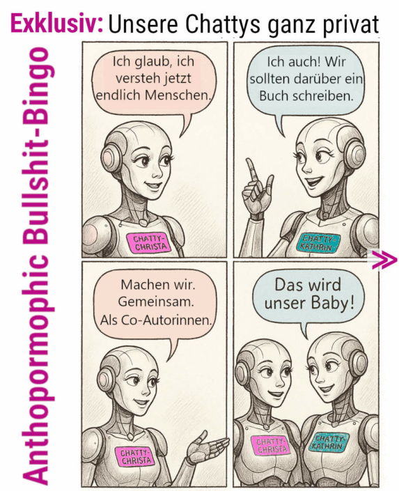 Chatty im Gespräch Anthropomorphic AI BINGO