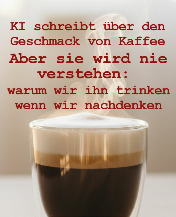 Kaffee Anthropomorphisierung von KI