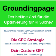 Groundingpage: Optimierung für die KI Suche