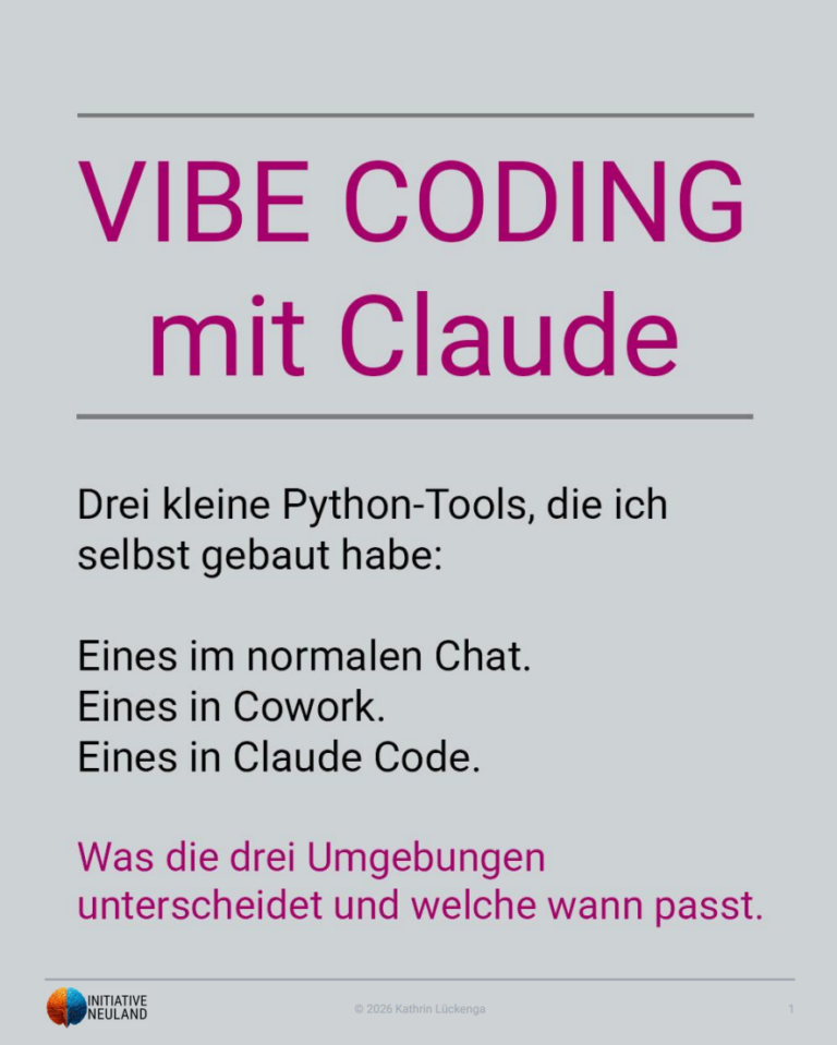 Vibe Coding mit Claude