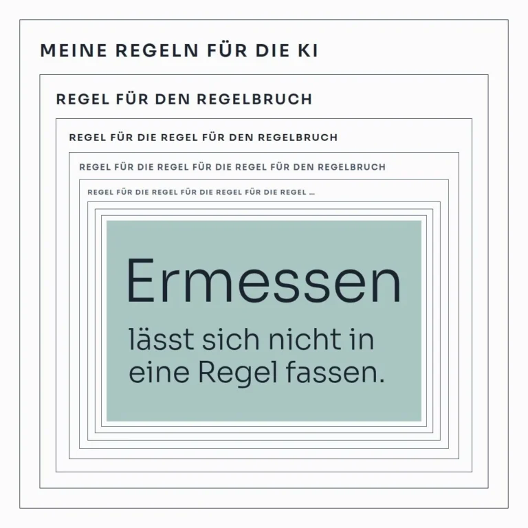 Regeln für KI: Warum der KI das Ermessen fehlt